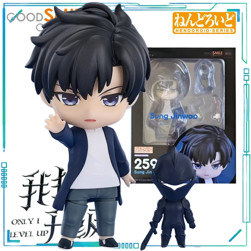 GOOD SMILE COMPANY Genuine NENDOROID Series SOLO LEVELING Anime  Sung Jin Woo Model Toy Movable Model Exquisite Toy Collectibles