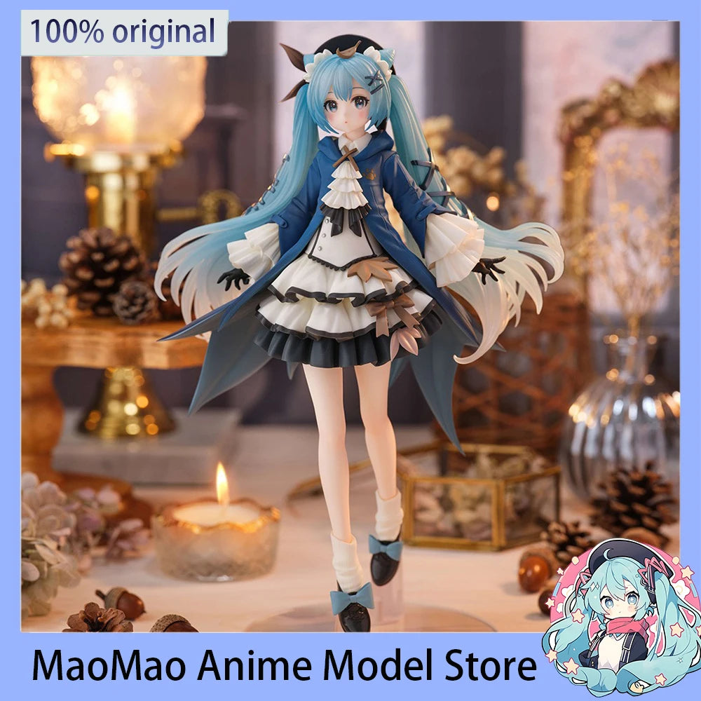 SEGA Original S-FIRE Hatsune Miku (Autumn Outing) Action Anime Figure PVC Model Decoration 22CM Collectible Toys In Stock