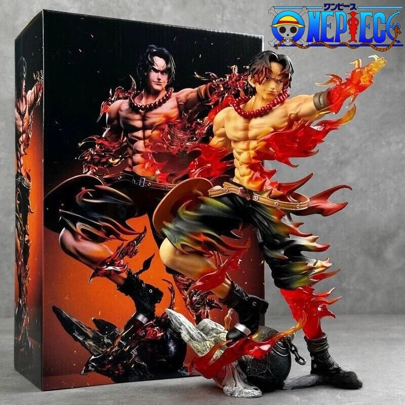 One Piece Flame Portgas·D· Ace Gk екшън фигурка PVC модел стояща статуя колекция декорация кукла деца играчка подаръци за рожден ден