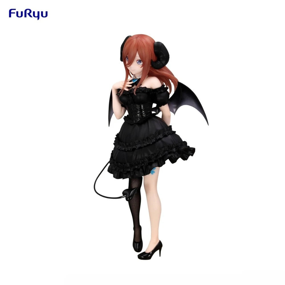 In Stock FuRyu Original Genuine BiCute Dark Figure TV Anime The Quintessential Quintuplets Nakano Miku 25cm Model Toys Xmas Gift