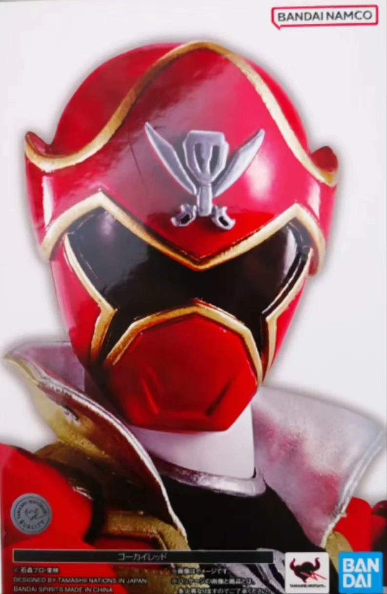Original box Bandai S.H.Figuarts SHF True bone carving Strong Red Figure Finished Model kit  Anime full Action Toy Gift for kids