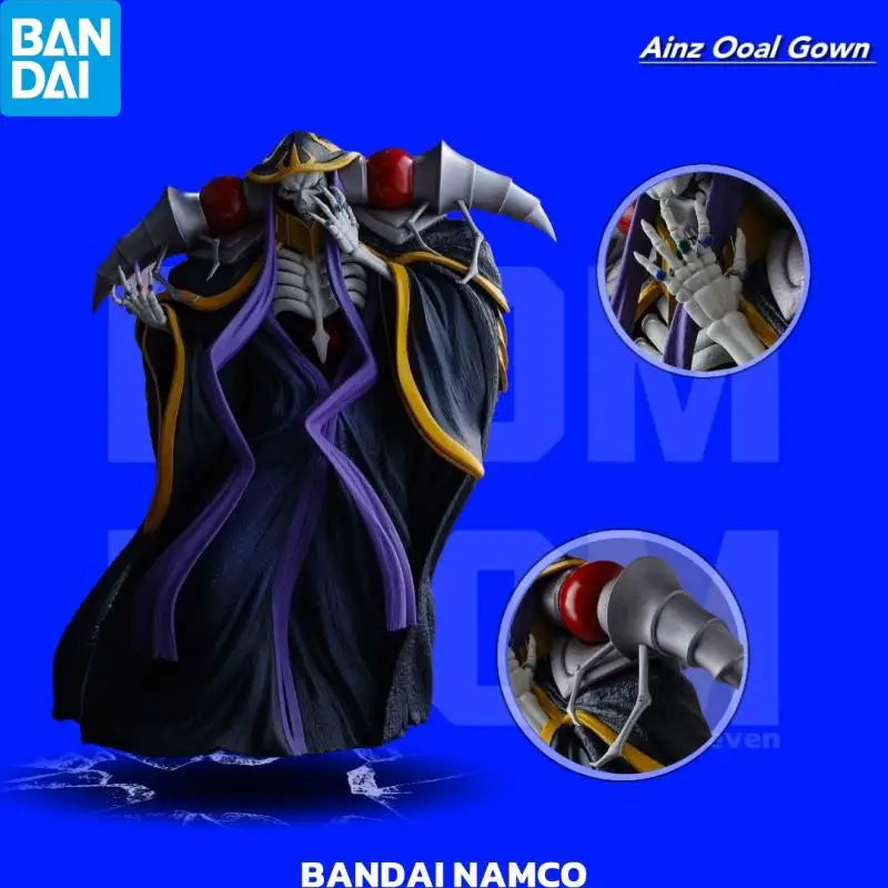 Genuine BANDAI NAMCO OVERLORD Ainz Ooal Gown PVC Figure in stock Collector Figurine Toys Desktop ornament New and unopened doll