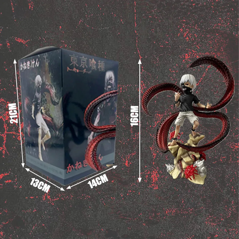 Tokyo Ghoul Kaneki Ken Q Version 16cm PVC Action Figure - Anime Collectible Model Toy Doll Gift
