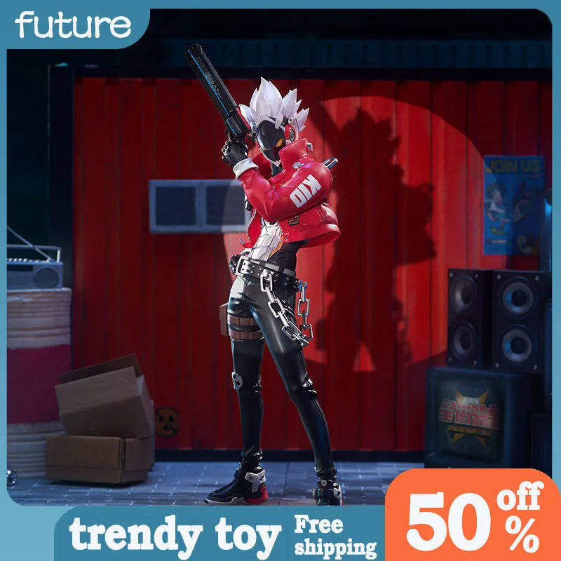 In Stock Official Genuine 34cm Zenless Zone Zero Figure Billy The Kid Anime Collectible Model Desktop Decorations Kids Toys Gift