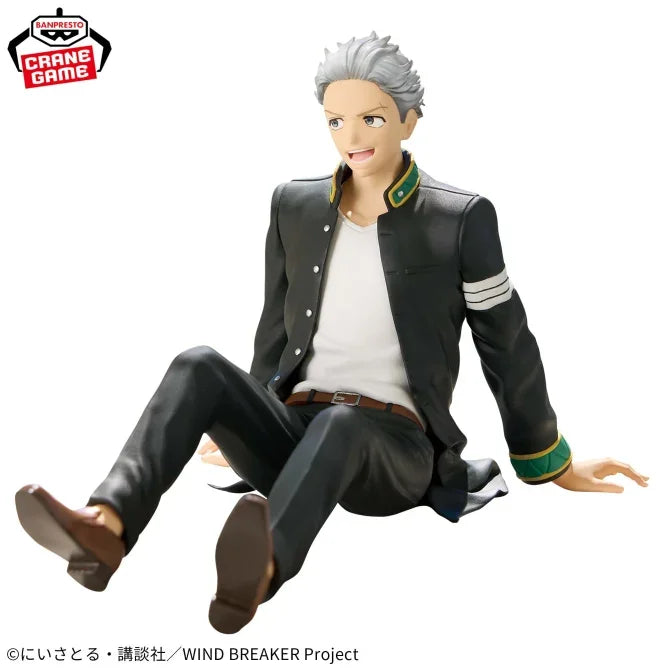 In Stock Original BANDAI BANPRESTO WIND BREAKER Chatting Time PVC 11CM Anime Character Model Collection Toys Gifts