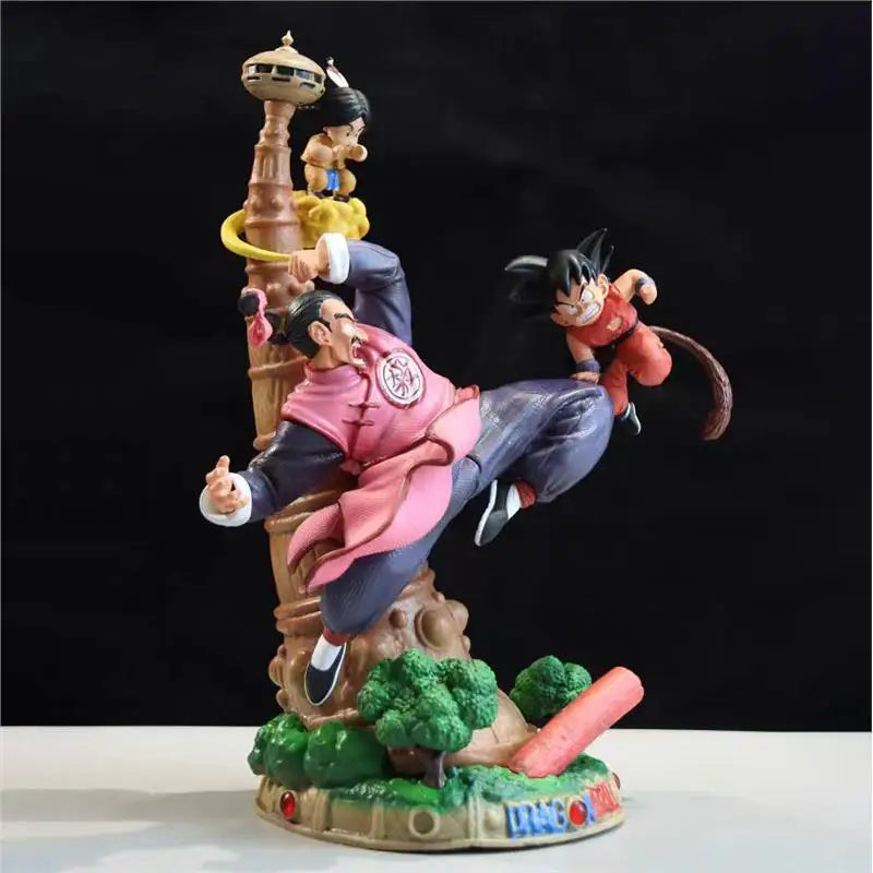 Dragon Ball Anime-Figuren, Goku-Figur, Tao Pai Pai vs. Son Goku-Serie, Karin Tower, 28 cm, Actionfiguren, Sammlerstück, Ornament, Geschenk