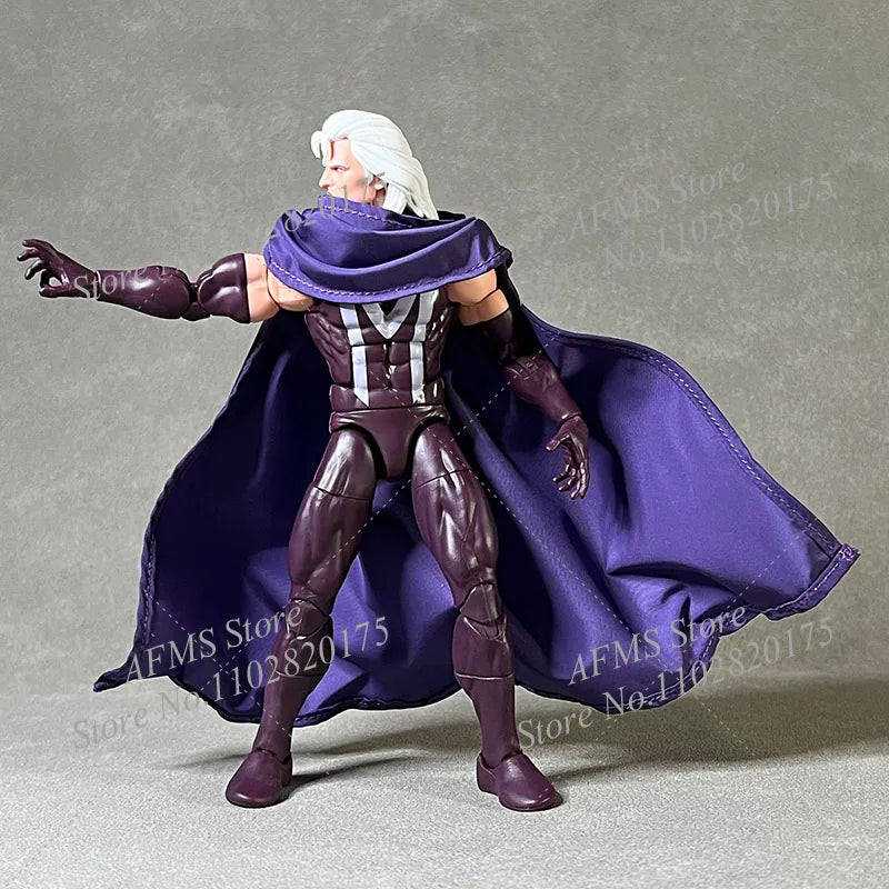 1/12 Scale Collectible Figure Magneto Cloak Cosplay Anime Mutant X-Men Max Eisenhardt Clothes Fit 6Inch Action Figure Body