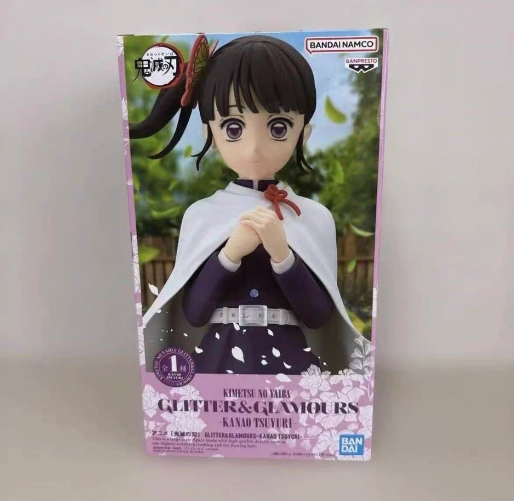 Genuine BANDAI BANPRESTO Demon Slayer KIMETSU NO YAIBA GLITTER & GLAMOURS Kochou Shinobu Tsuyuri Kanawo PVC Figure Model Toy