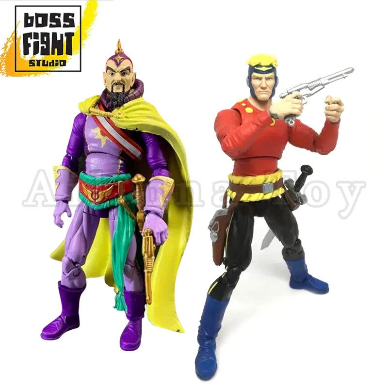 BFS 1/18 3.75inch Action Figure Vitruvian H.A.C.K.S Series Flash Gordon Comic Ming the Merciless Hero Anime