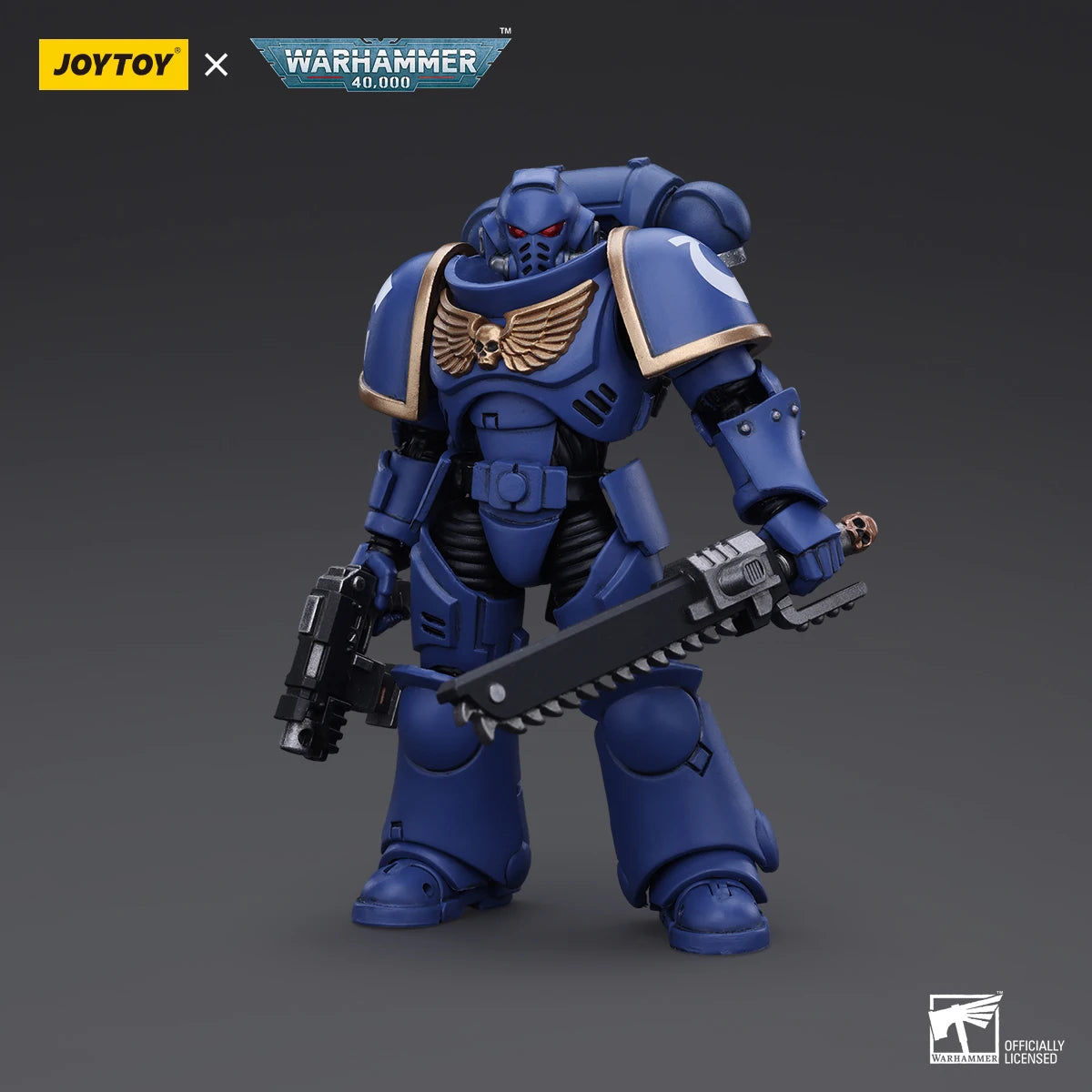 JOYTOY Warhammer 40K Action Figure Space Marines Ultramarines Outriders Brother Catonus Black Templars Brother Valtus Model Toys