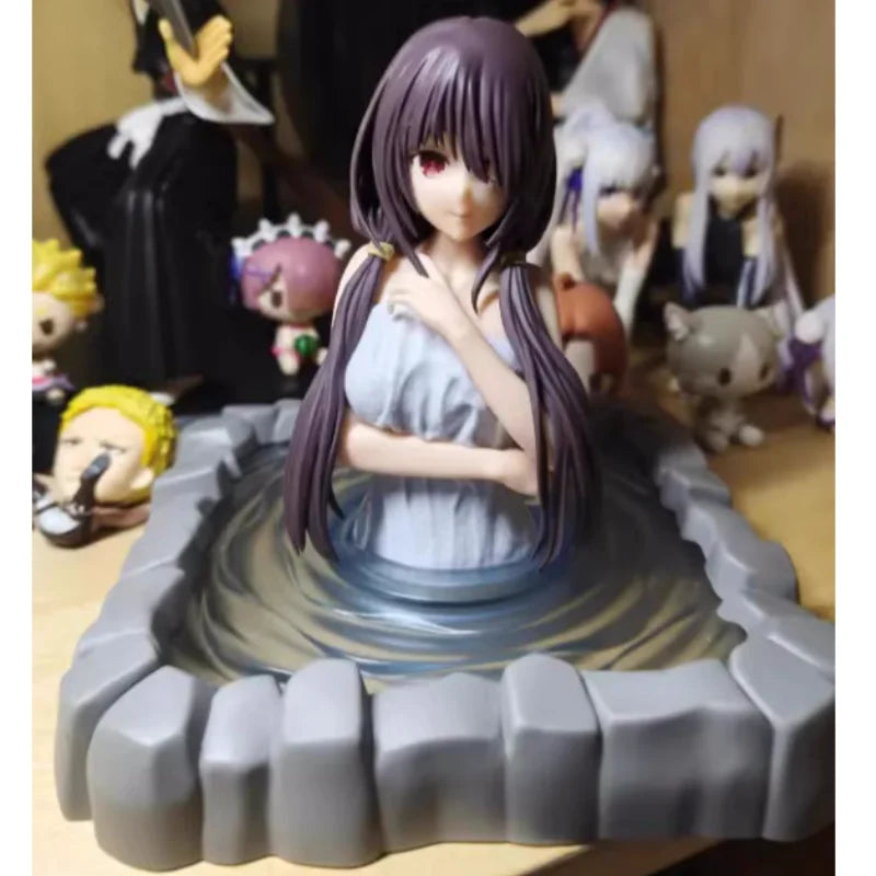 New Original Date A Live Hot Spring Tokisaki Kurumi Megumi Kato Sawamura Series Anime Figure Model Desktop Ornament Toys Gift