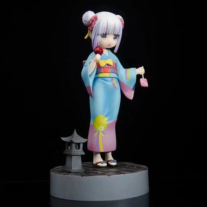 Miss Kobayashi's Dragon Maid Kanna Kamui Action Figure 1/8 Scale Painted Figure Kimono Version PVC Figure Toy Brinquedos Anime