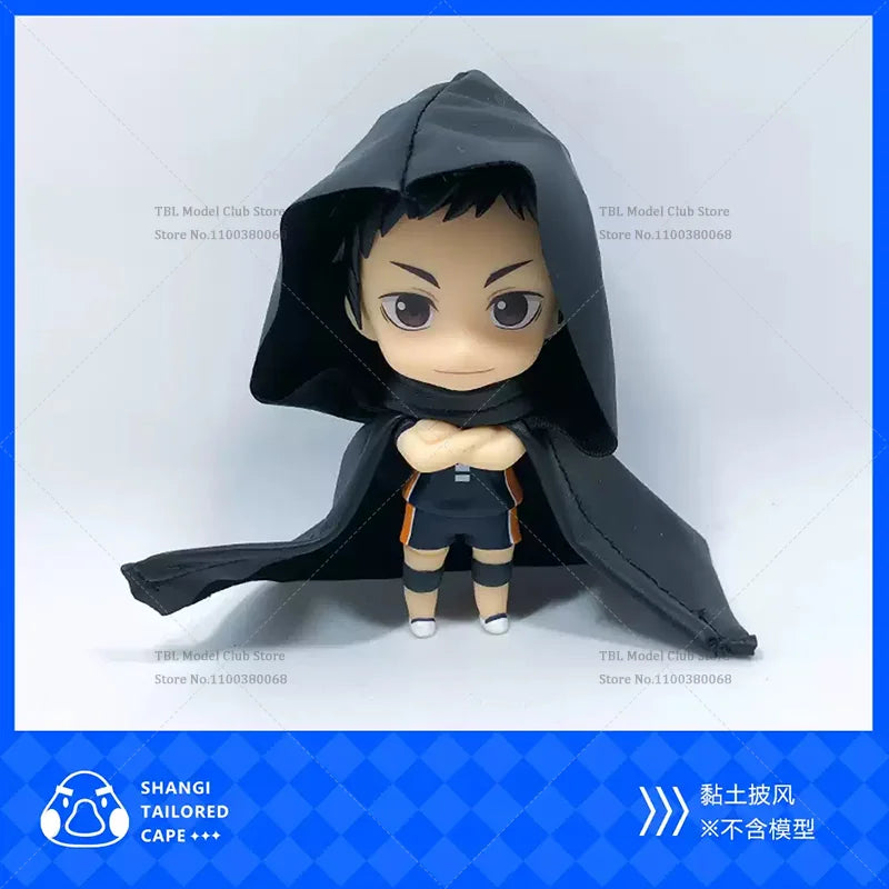 GSC 1/7 Scale Male Clothes Cloak Haikyuu Sawamura Daichi Japanese Anime For ob11 Height About 10CM Action Figure Soldier Scene
