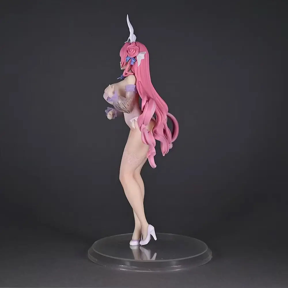 27cm One Piece Pink Hair Bunny Girl Figure Anime Game Peripheral Collectible Pvc Statue Desktop Ornament Gift For Boys