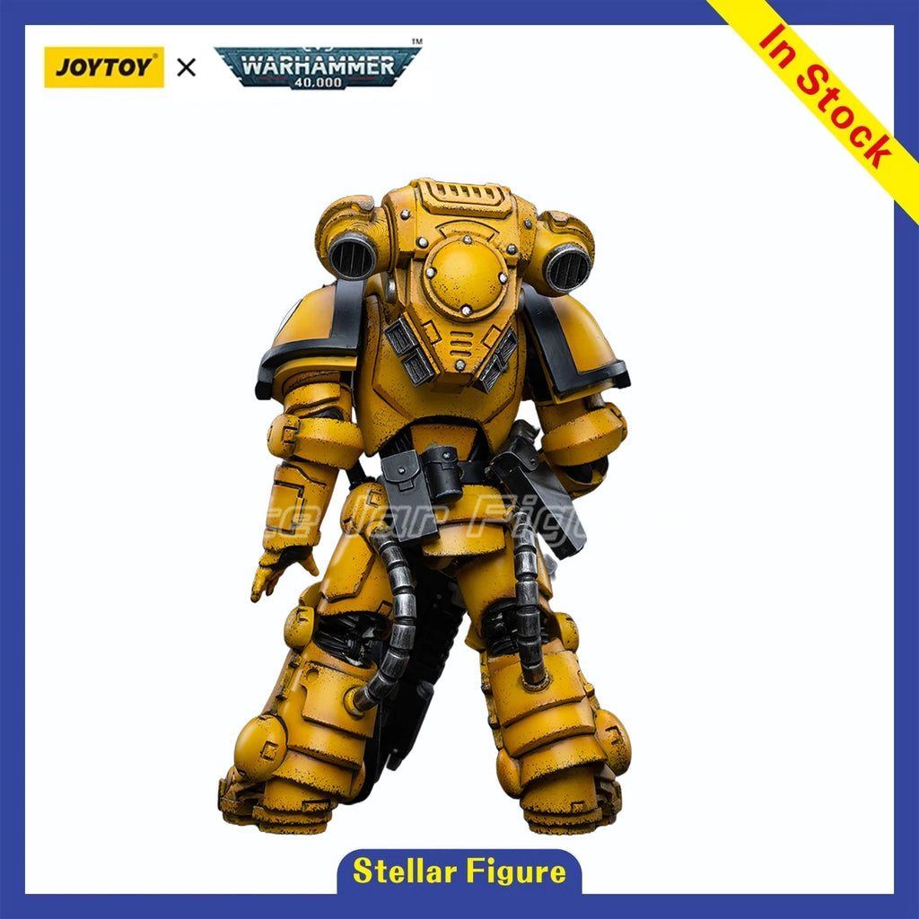 【SF】JOYTOYS 1/18 Action Figure Imperial Fists Heavy Intercessors Model Toys Gifts Collection Ornaments