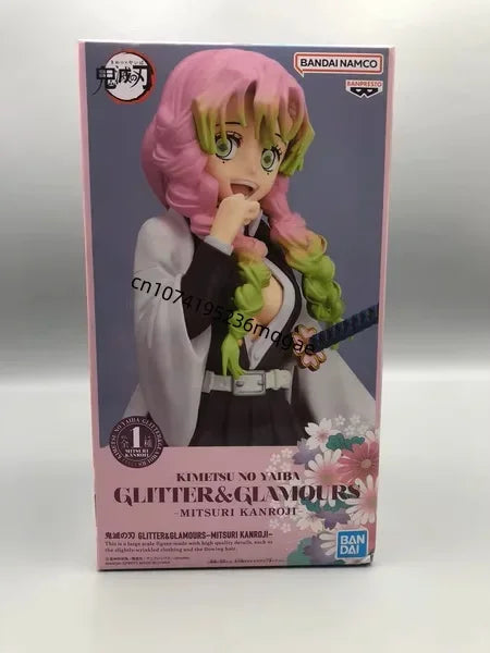 Original Auf Lager Bandai Demon Slayer Kanroji Mitsuri GLITTER &amp; GLAMOURS Figur Anime Charaktere Sammeln Ornamente Modell Niedlich