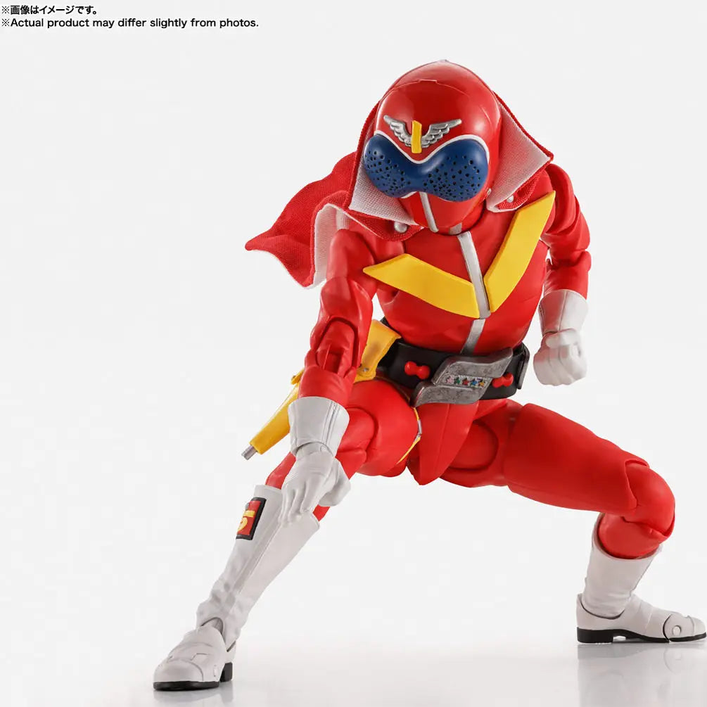 Original Shf Shinkocchou Action Figures Seihou Himitsu Sentai Gorenger Akarenger Super Sentai 50th Anniversary Ver. Model Toys