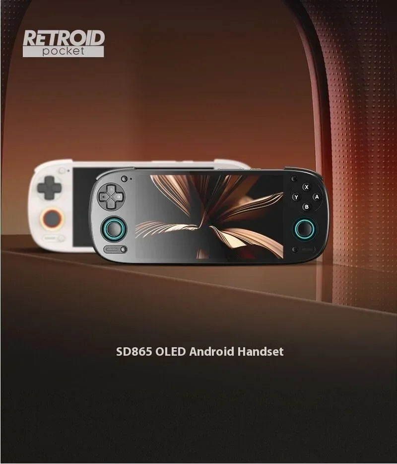 Retroid Pocket 5 RP5 Game Console 5.5Inch AMOLED 1080P Resolution Screen 500Nits 5000mAh 128G Handheld Game Consoles Custom Gift