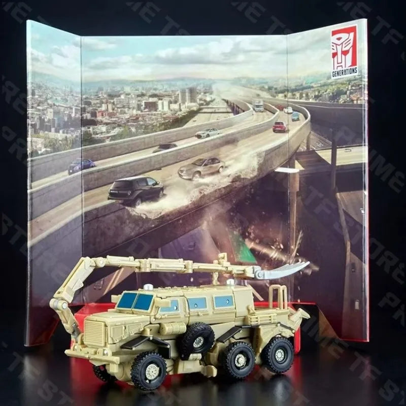 Original Hasbro Transformers Toy SS Studio Series SS33 SS-33 BONECRUSHER Voyager V-Class  Anime Figure Toy Model Collection