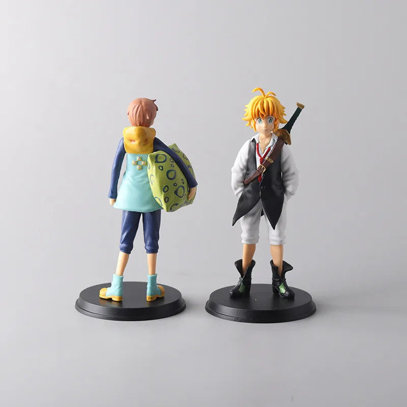 Hot Anime Meliodas King Model Character Doll Pillow Poses Carrying Sword Action Figure PVC Action Figure Collection Gift