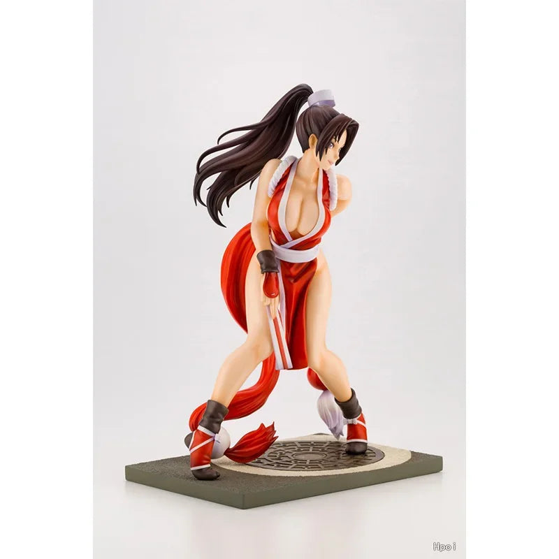 KOTOBUKIYA Оригинална игра „Кралят на бойците“ '98, аниме SNK Mai Shiranui, екшън фигурка, играчки за деца, подарък, колекционерски модел