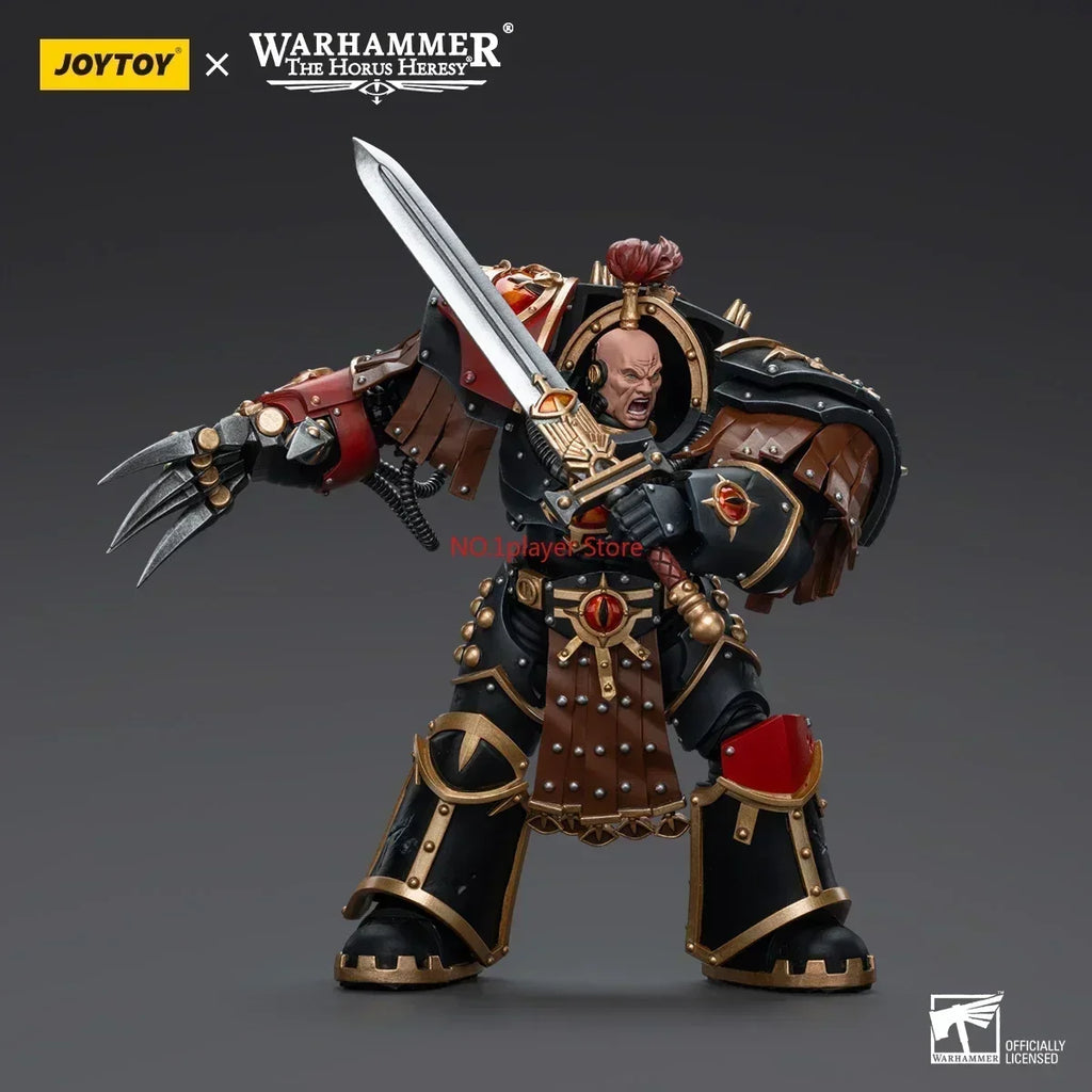 In Stock JOYTOY 40K Action Figures Sons of Horus Ezekyle Abaddon First Captain of The XVIth Legion 1/18 Collectors Model Toys