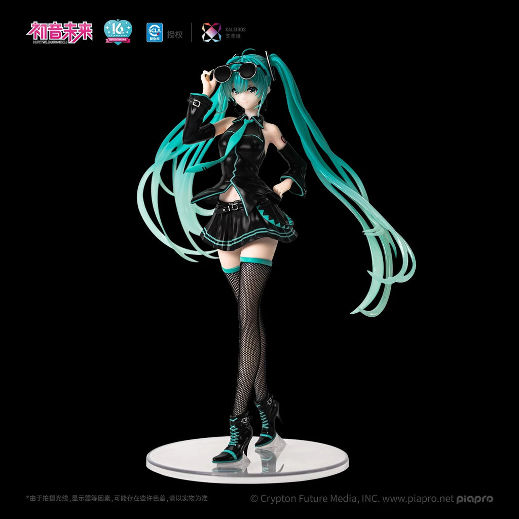 New Original Hatsune Miku Figure Stylist 16th Birthday Commemoration Action Figurine Anime Collection Model Doll Xmas Gift