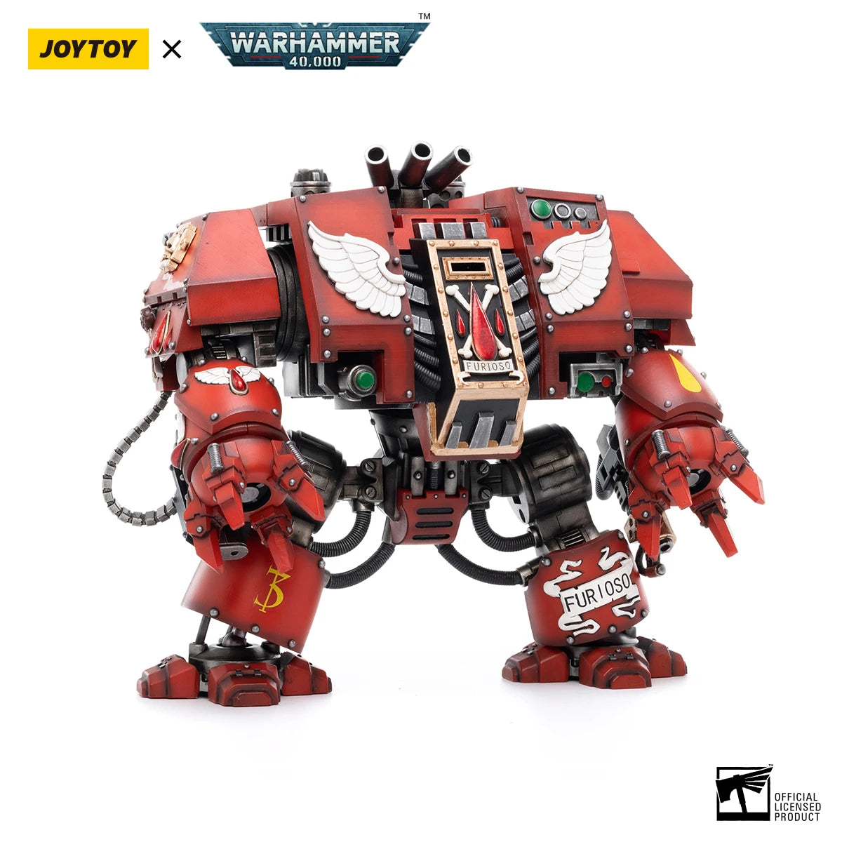 [Pre Order] JOYTOY Warhammer 40K 1/18 Action Figure Blood Angels Furioso Dreadnought Brother Samel Anime figures Toys Collection