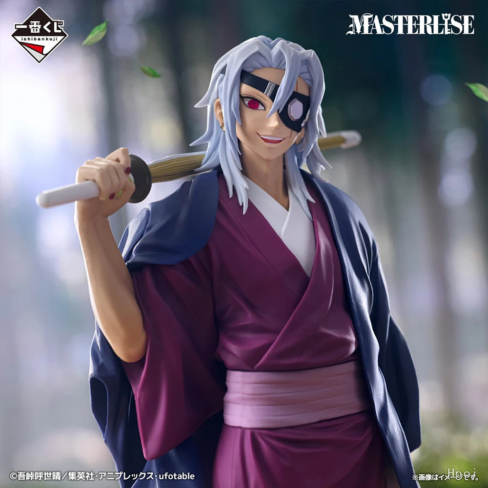 IN Stock Original Banpresto Ichiban Kuji Demon Slayer B Prize Kibutsuji Muzan Uzui Tengen Action Figure Аниме Модел Играчки