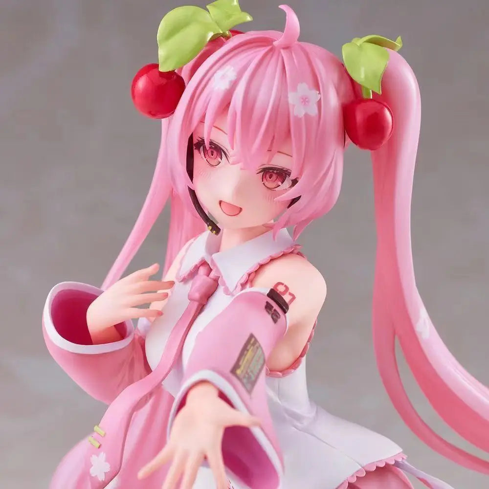 Hatsune Miku Sakura Miku Anime Model Toy Kawayi Pink Sakura Series Doll Collection Action Figure PVC
