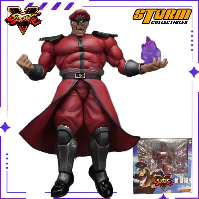 Storm Toys Original 1/12 Street Fighter M.BISON BATTLE COSTUME Bison Vega Game Mobile Doll Model Handmade Toy Gift Collection