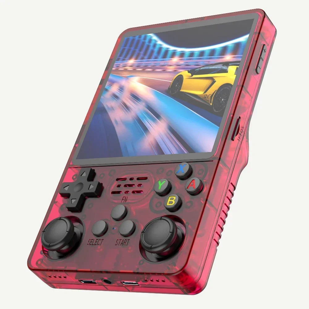 R36 Plus Retro Handheld Game Console Linux 64-bit System 4" IPS Screen RK3326