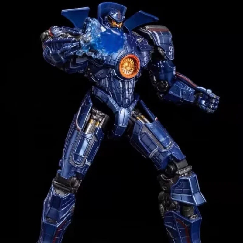 In Stock Ling Jihun Original Pacifics Gipsy Danger Youth Edition 8 Inch 20cm Led  Model Kit Of The Mecha Action Figures
