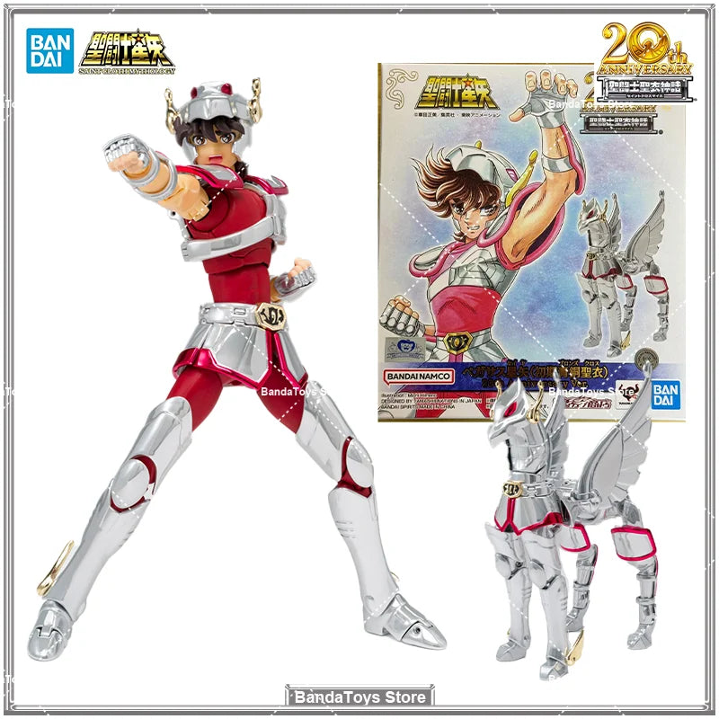 In Stock Original Bandai Saint Cloth Myth PEGASUS SEIYA 20th Anniversary Ver Anime Action Collection Figures Model Toys