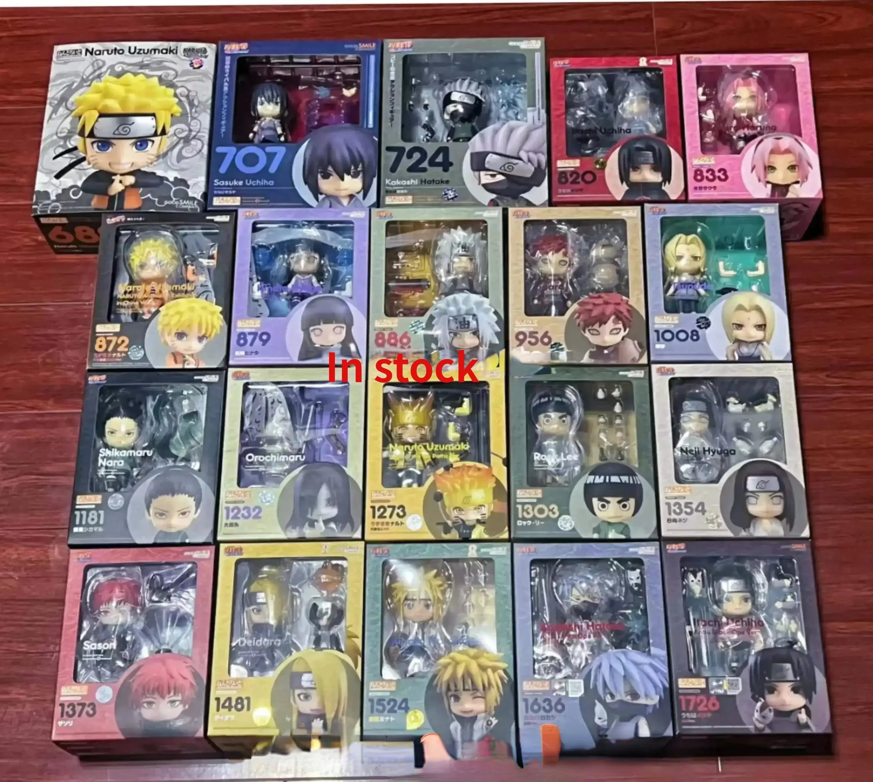 Spot Good Smile Nendoroid Naruto GSC Gaara Uzumaki Naruto Sasuke Orochimaru Itachi Jiraiya Kakashi Madara Rock Lee Puppenspielzeug