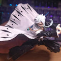 Bleach Anime Hitsugaya Toushirou Shf Cloak Built In Iron Wire Handmade Clothes Is Suitable for 1/12 Size Movable Humanoid Toys