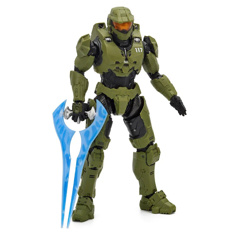 Halo 5 Sergeant HALO Game Halo Unlimited 1/12 Mobile Model Doll Handmade Ornament Gift Box