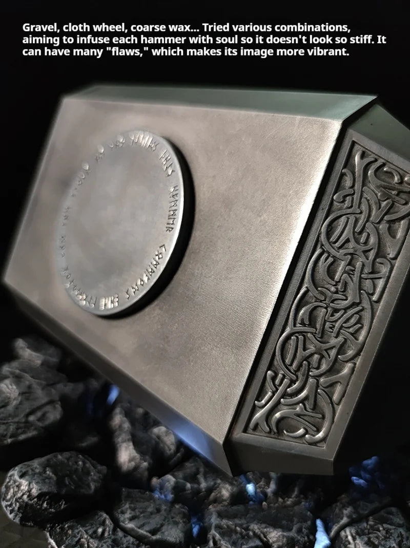 New Hcmy Avengers 4 Thor'S Hammer 1:1 Scale Full Metal 2.0 Version Model Collectible Toys & Hobbies Action Figure Accessories