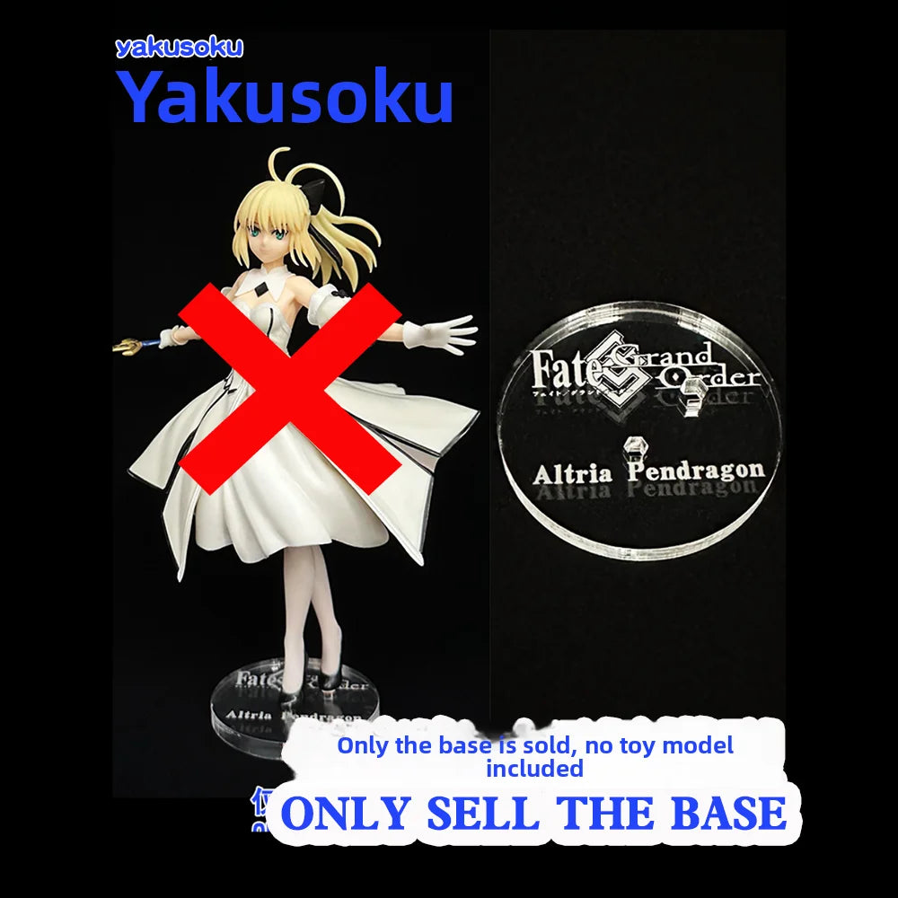 Acryl-Sockel für Sega Bay Arthur Liliya Fate Underbase Holder, Sammlerfigur für Erwachsene, Anime-Spielzeug, statisches Modell