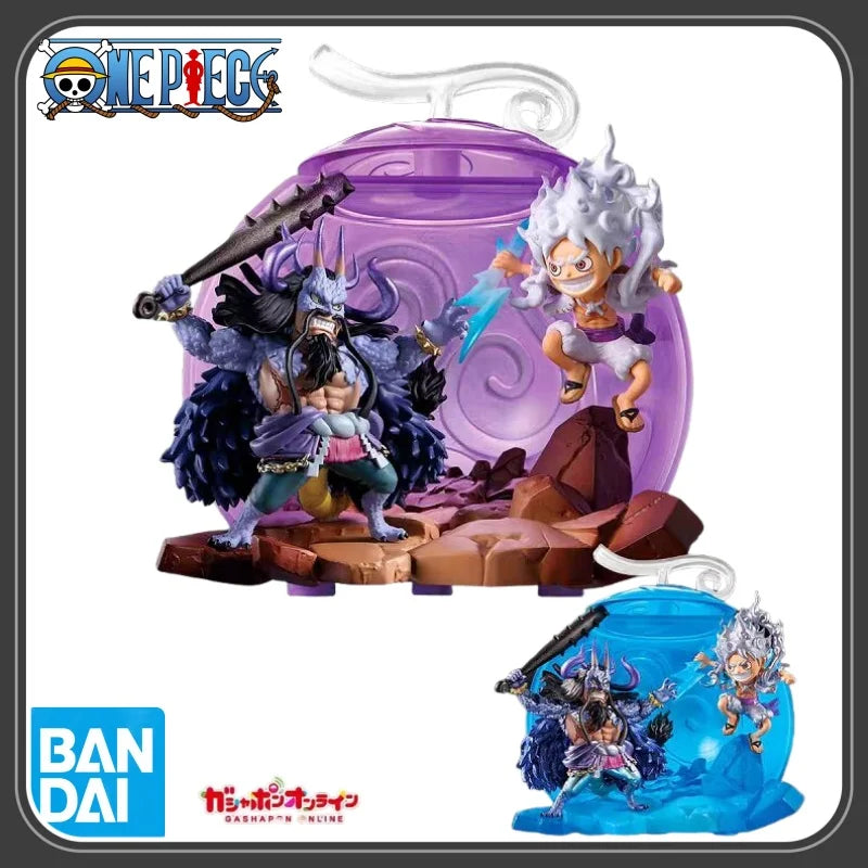 Bandai One Piece Teufelsfrucht Gashapon Monkey D.Luffy vs. Kaidou Anime-Figur Action-Sammelfigur Normale Spezialversion