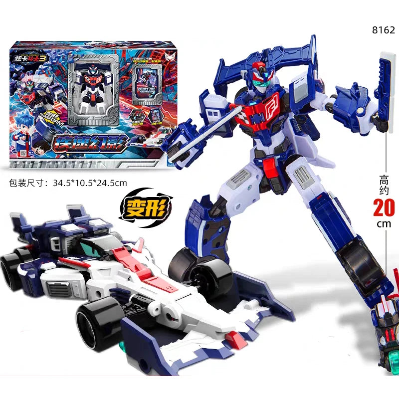Metal Cardbot S Season2 SKY GALLOP Transforming Robot Plane Car Card Toys Action Figure Transformation Model Children Gift 2025