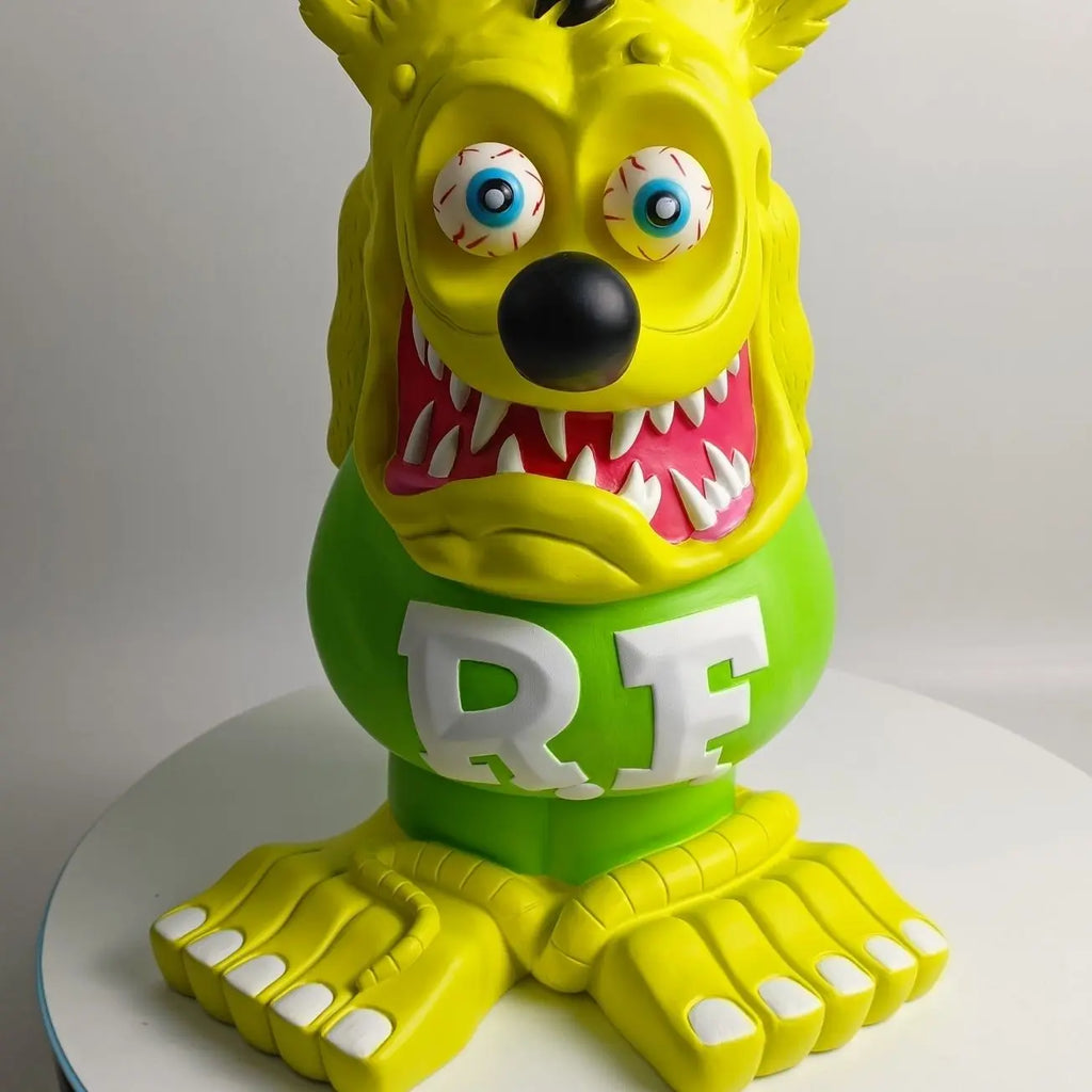 2025 Hot Selling OverSize 33cm tall The Tales of the Rat Fink Rat Fink PVC Statue Figure Collectible Model Toy