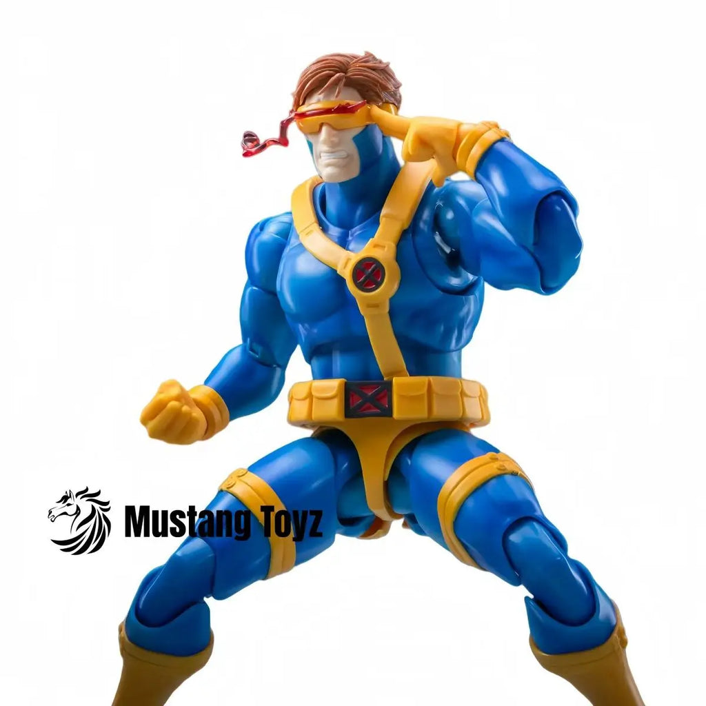 Mustang Toyz Figure 1/12 Cyclops Scott Summers X-Men Figures Figurine Pvc Colletion Statue Desk Decoration Model Doll Toys Gifts