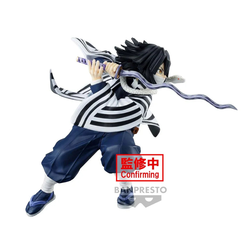Original In Stock BANPRESTO Vibration Stars Anime Demon Slayer Himejima Gyomei Iguro Obanai Figure Model Boxed Toy