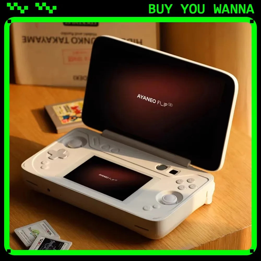 AYANEO FLIP DS/KBAMD Game Console 8840U Dual Screen Display 120HZ High Refresh Rate Two-in-One Computer PC Game Console Steam