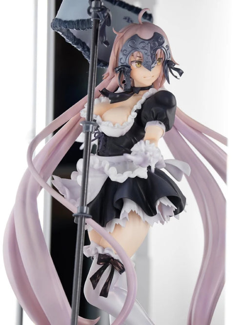 1/6 Аниме Жана д'Арк Fate/Grand Комплект за поръчка на прислужница Kawaii Смола GK Направи си сам Бяла сглобка GK Модел Статуя Играчки Кукла Колекция Подаръци