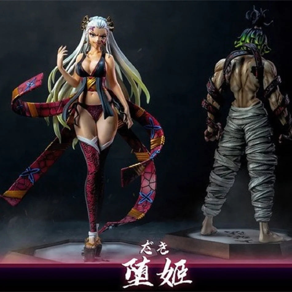 Dämon Slayer Klinge Anime Figur Yoriichi Kokushibou Daki Douma Inosuke Statue Pvc Action Figur Sammlung Modell Spielzeug Geschenk