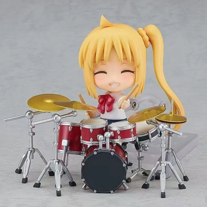 Q-version Girl Anime BOCCHI THE ROCK Gotoh Hitori Figurine Yamada Ryo Action Figures Cute Dinosaur PVC Collection Model Toy Gift