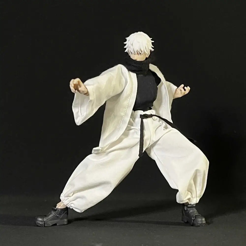 Jujutsu Kaisen Anime Shinjuku Battle Satoru Gojo Shf Handmade Clothes Clothing Is Suitable for 1/12 Size Movable Humanoid Toys