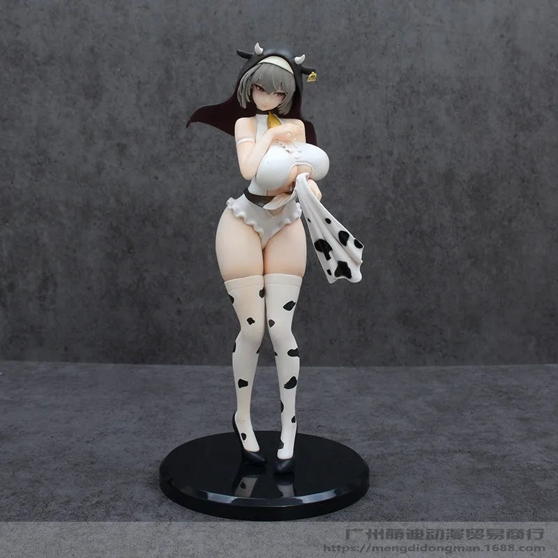 Hot Selling New Oko Cow Nun Standing Anime Figure Cute Bishoujo Collectible PC Case Desktop Decor Birthday Gift for Anime Fans